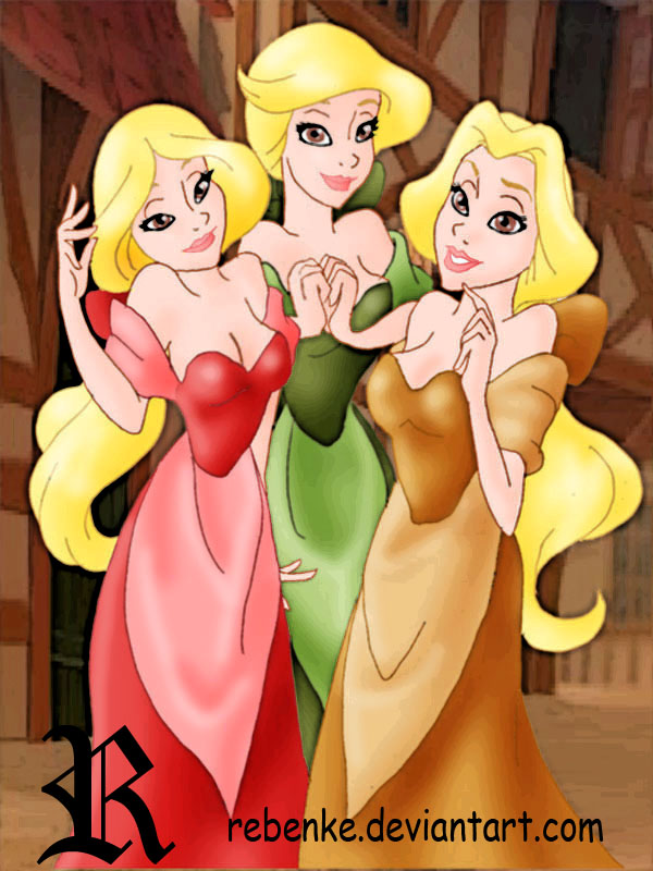 THREE GIRLS of Gaston