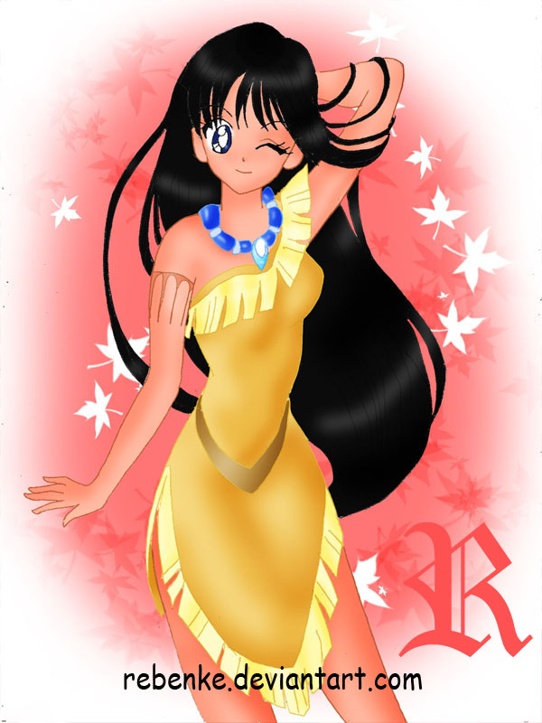 Sailor Mars as Pocahontas