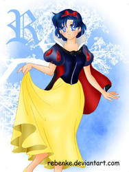 Sailor Mercury as Snow White by rebenke