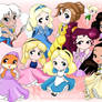Chibi-Disney Princesses 2