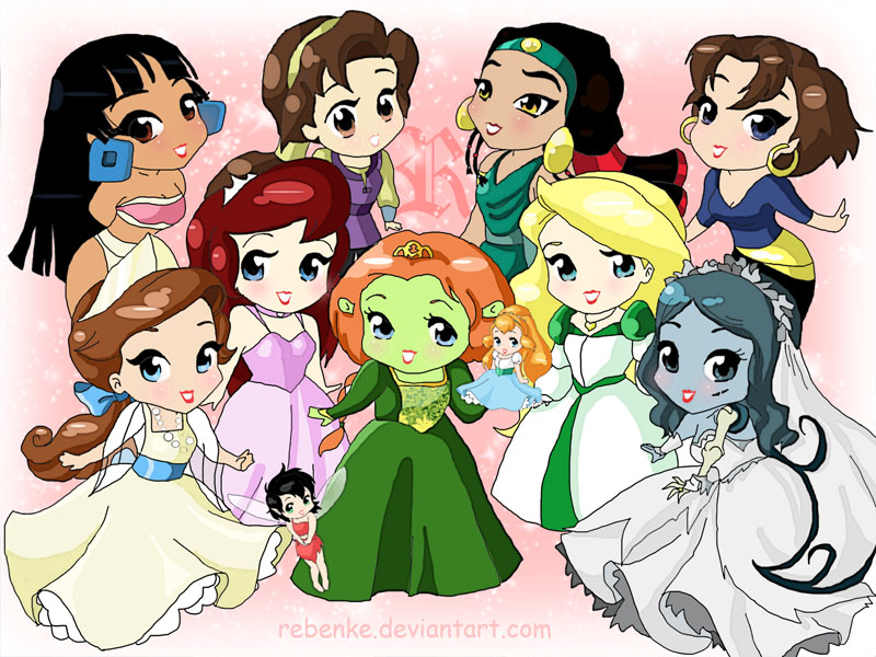 Chibi-princess NO disney