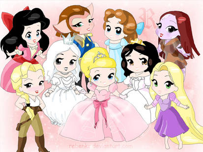 Chibi - disney girls