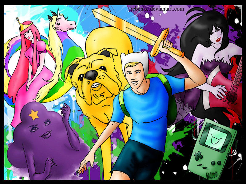 Adventure Time Deviantart Intro The adventure time by rebenke on DeviantArt