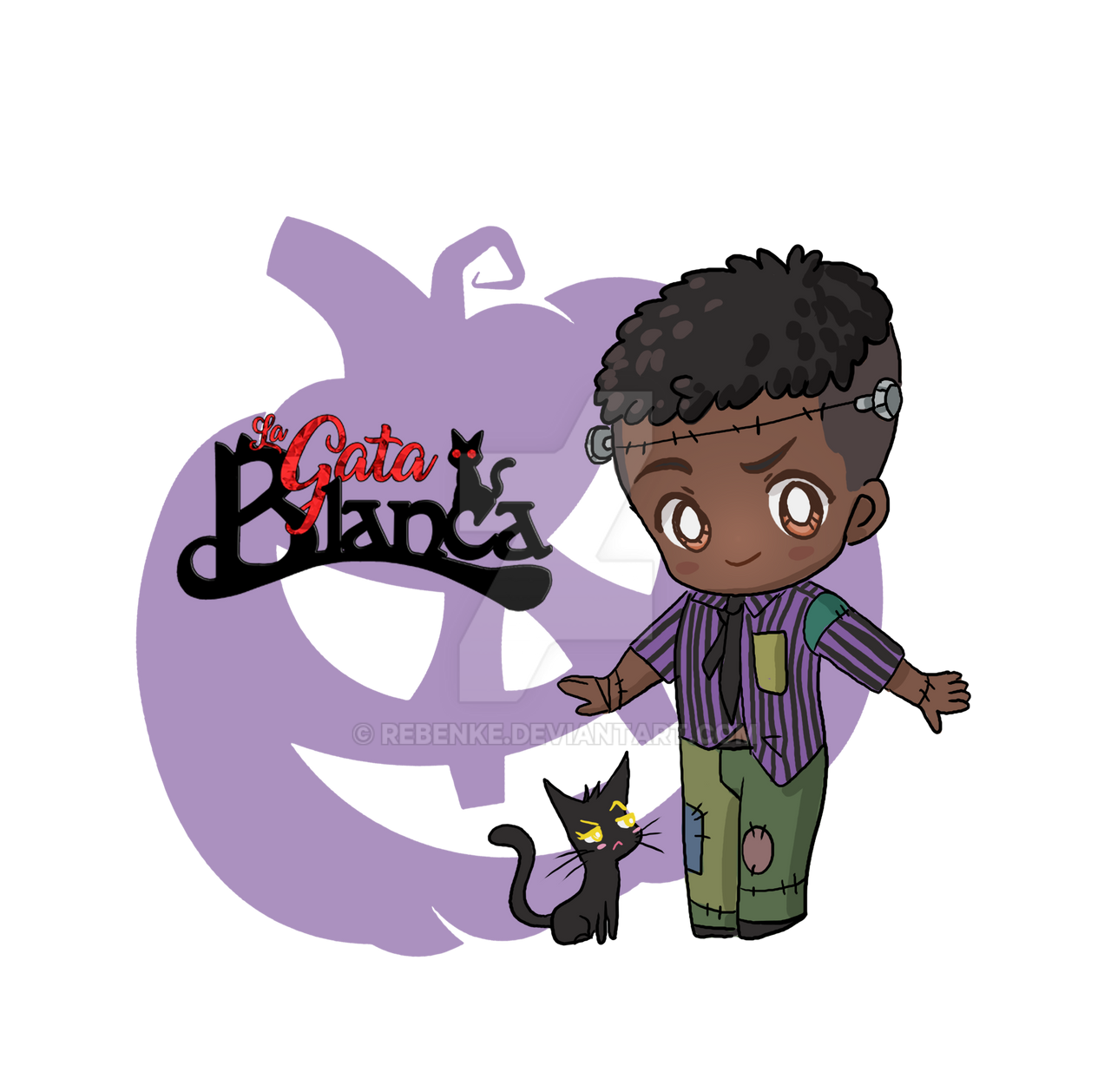 Chibi Zadkiel Halloween