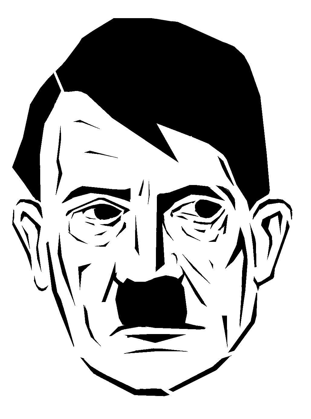 Hitler Stencil By DocLegume On DeviantArt