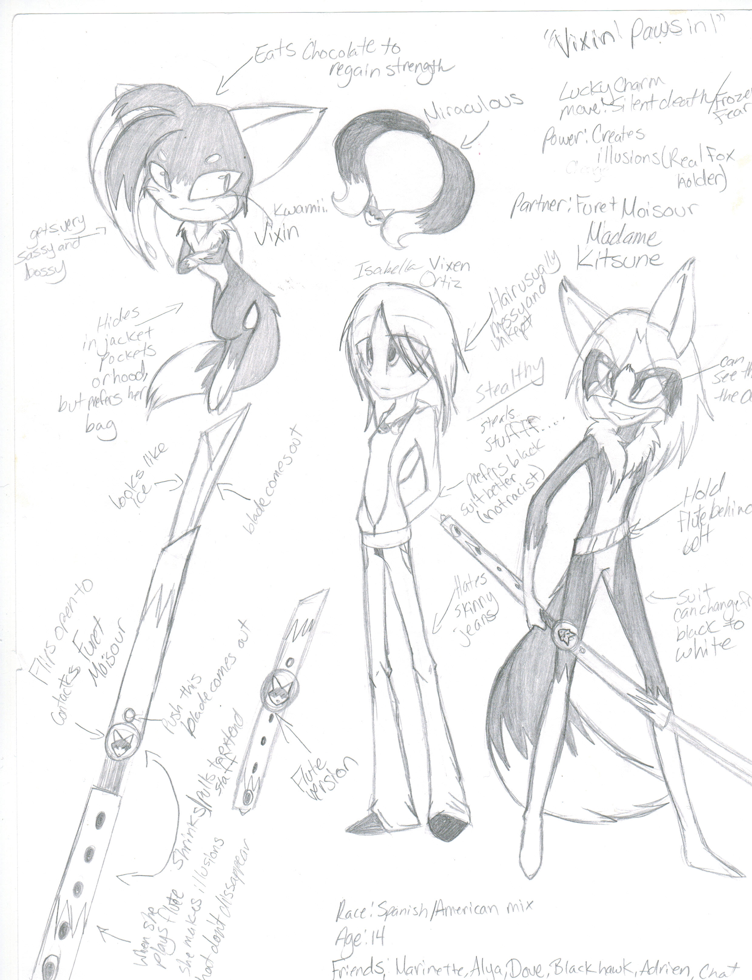 Miraculous Ladybug OC Madame Kitsune by BlazingFox on DeviantArt