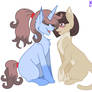 Two foal OCs