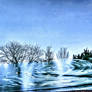 Winter Water Wind Swirls (real photo/no ai)