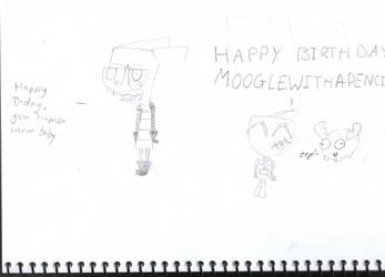 happy b-day mooglewithapencil