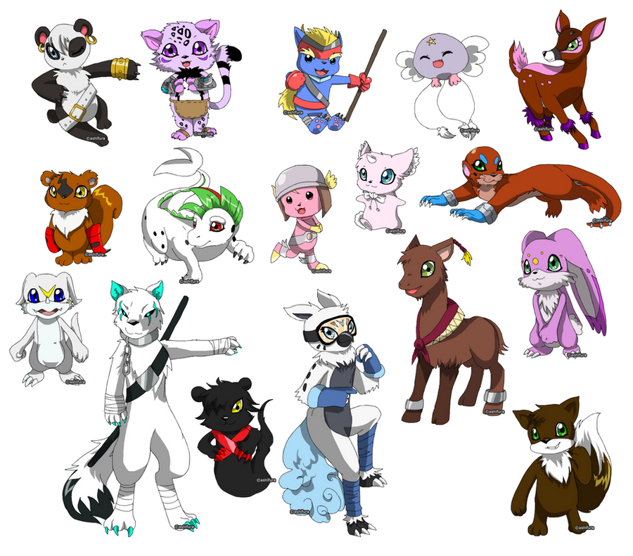 OC Digimon Requests Part 1 by ashflura on DeviantArt