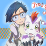 Jyou and Gomamon