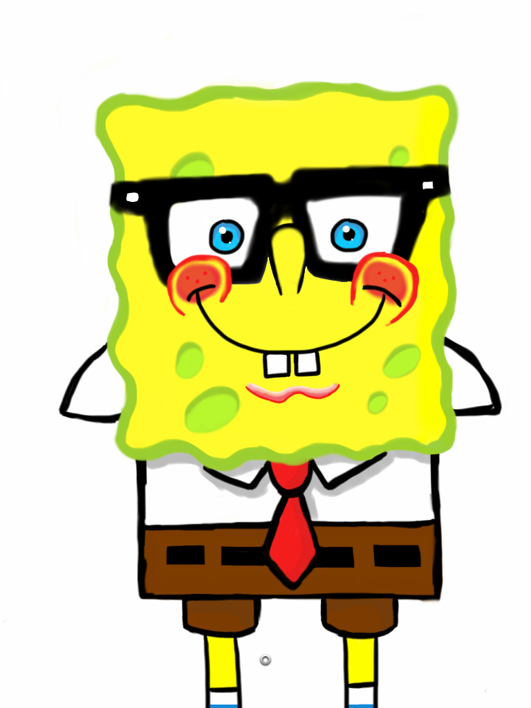 Spongebob and Inverted Color character by sogrepcorpus on DeviantArt