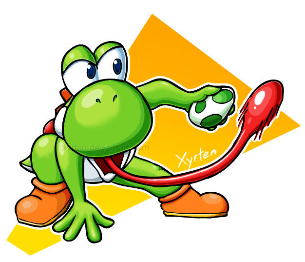 Day 22 - Yoshi by Xyrten on DeviantArt