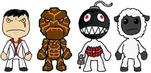 Four lbp costumes