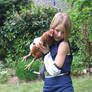 Me as Ino with a chicken