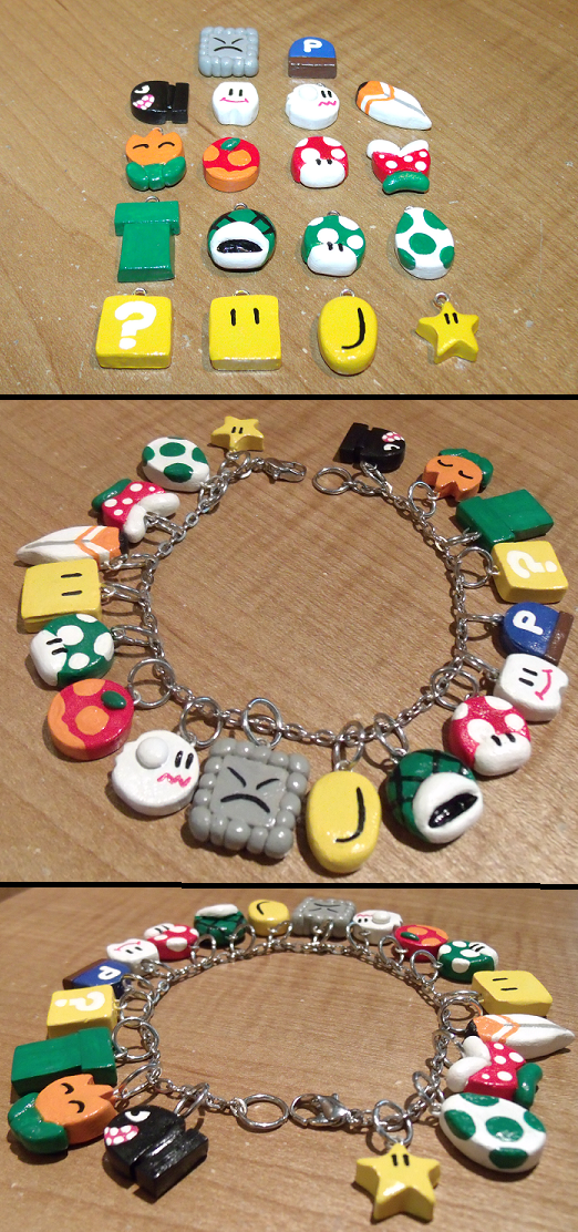 Super Mario World Charm Bracelet