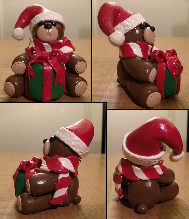 Christmas Bear Figure