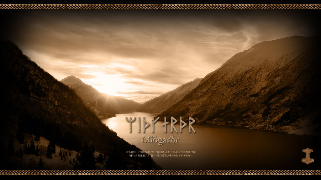 Midgard Background Midgard - Fjord - Wallpaper Full HD by PlaysWithWolves on DeviantArt