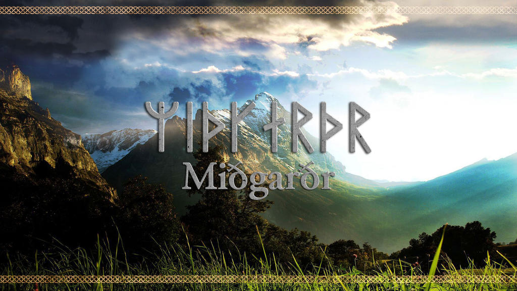Midgard Background Norse Rune Wallpaper Midgard TOP VIKING SYMBOLS OF ODIN – Tales Of