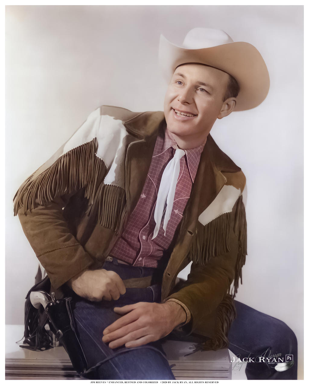 Jim Reeves Actor Jim Reeves - Colorized by PlaysWithWolves on DeviantArt