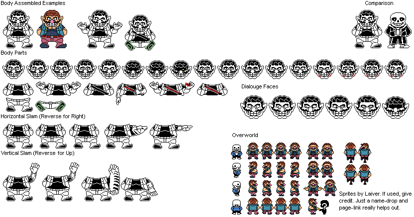 Sans Battle Sprite (My style) by SirAnon325 on Newgrounds