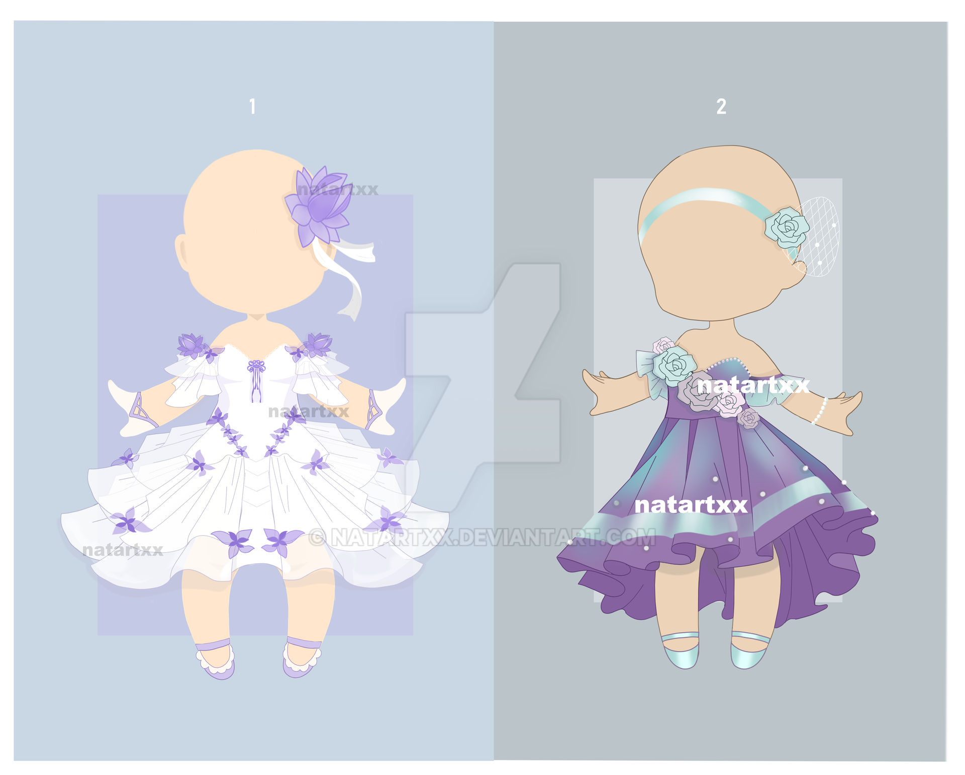 Repo Robe Chibi 2 Chibi outfits adopt open by NatArtxx on DeviantArt