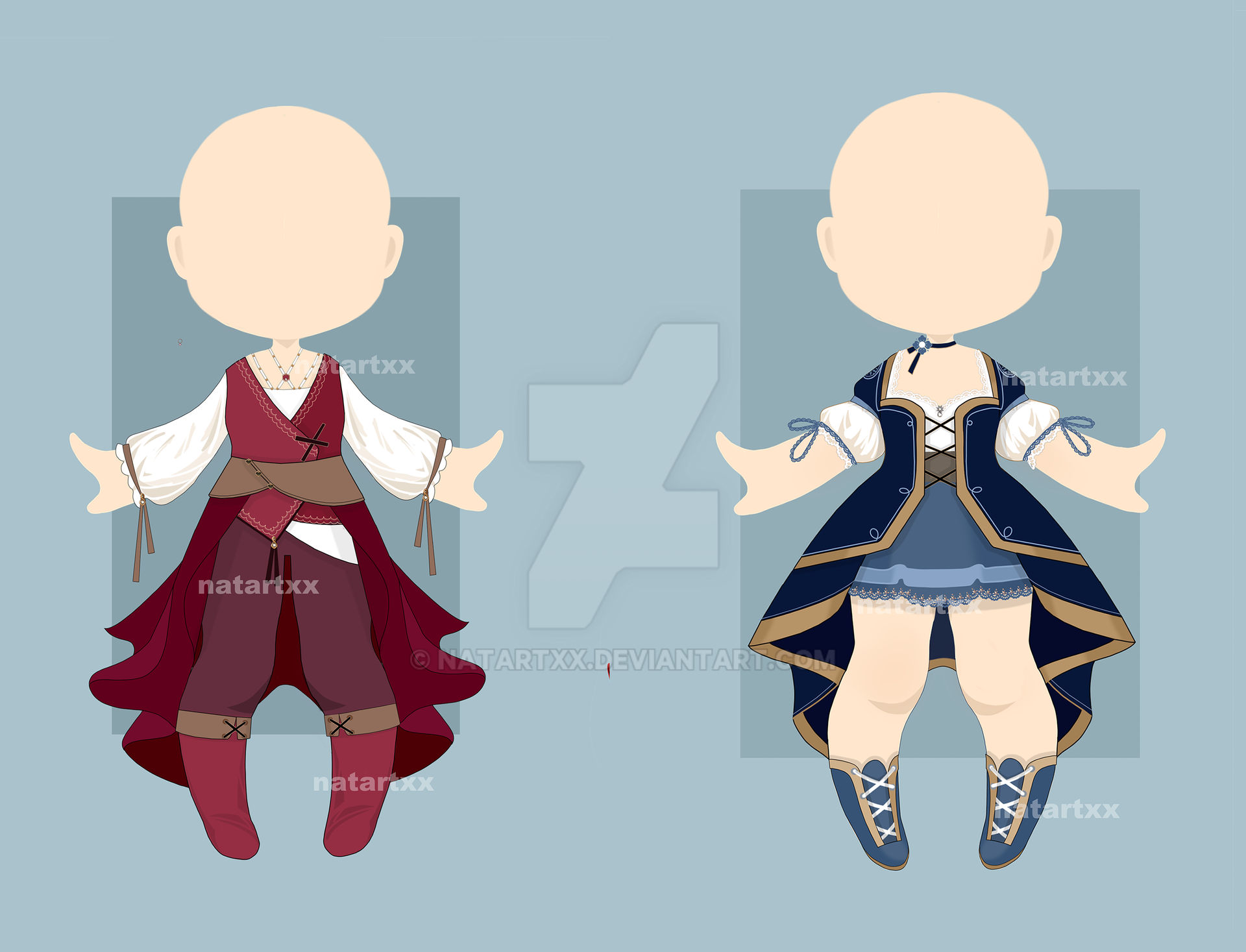 Repo Robe Chibi 2 2 Chibi outfits adopt open by NatArtxx on DeviantArt