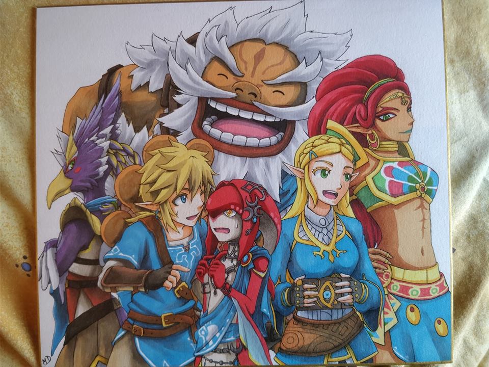 Fan Art: The Real Champions Of The Legend Of Zelda Breath Of The