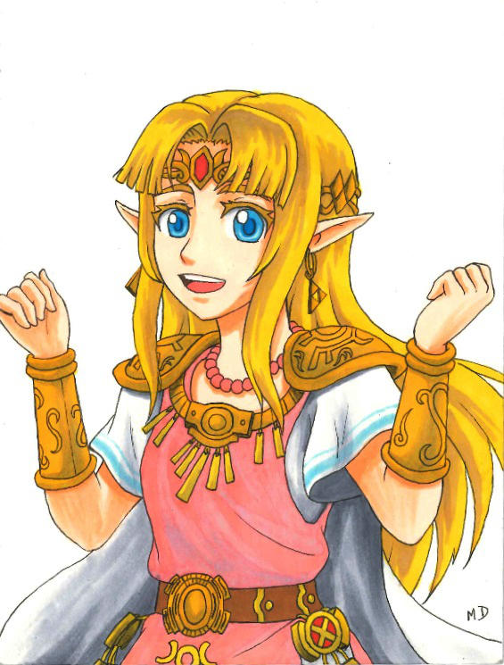 Princess Zelda (ALBW/SSBU) by RagnarokeMD on DeviantArt