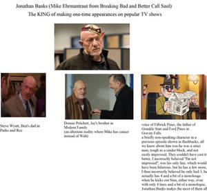 Jonathan Banks is the KING of making one-time