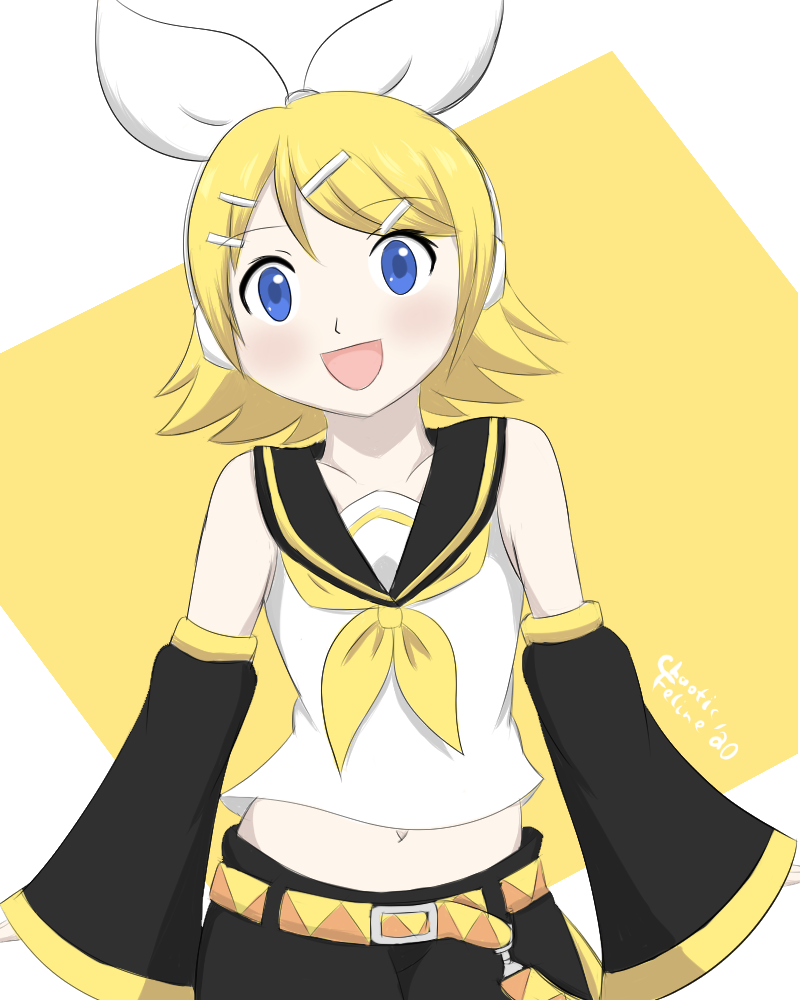 Kagamine Rin Vector Rin Kagamine by ChaoticFeline on DeviantArt
