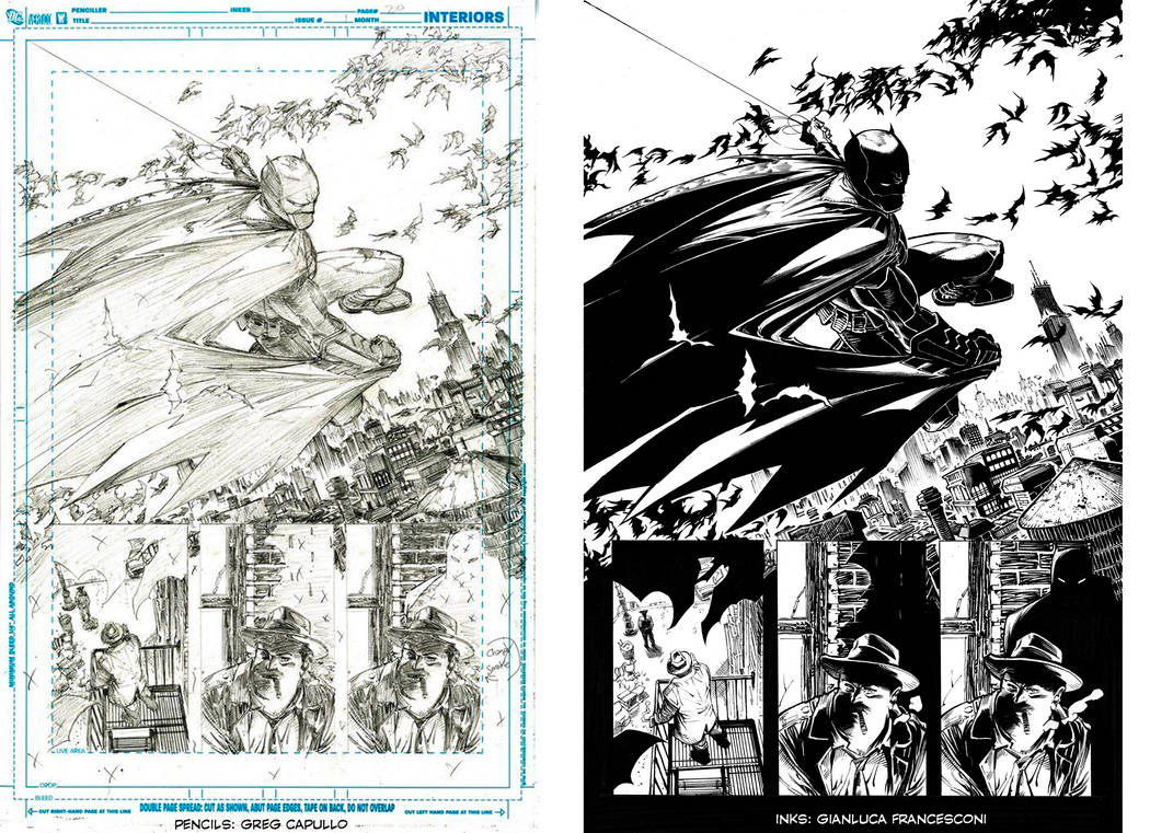 GREG CAPULLO INKED PENCILS by inktheblink on DeviantArt