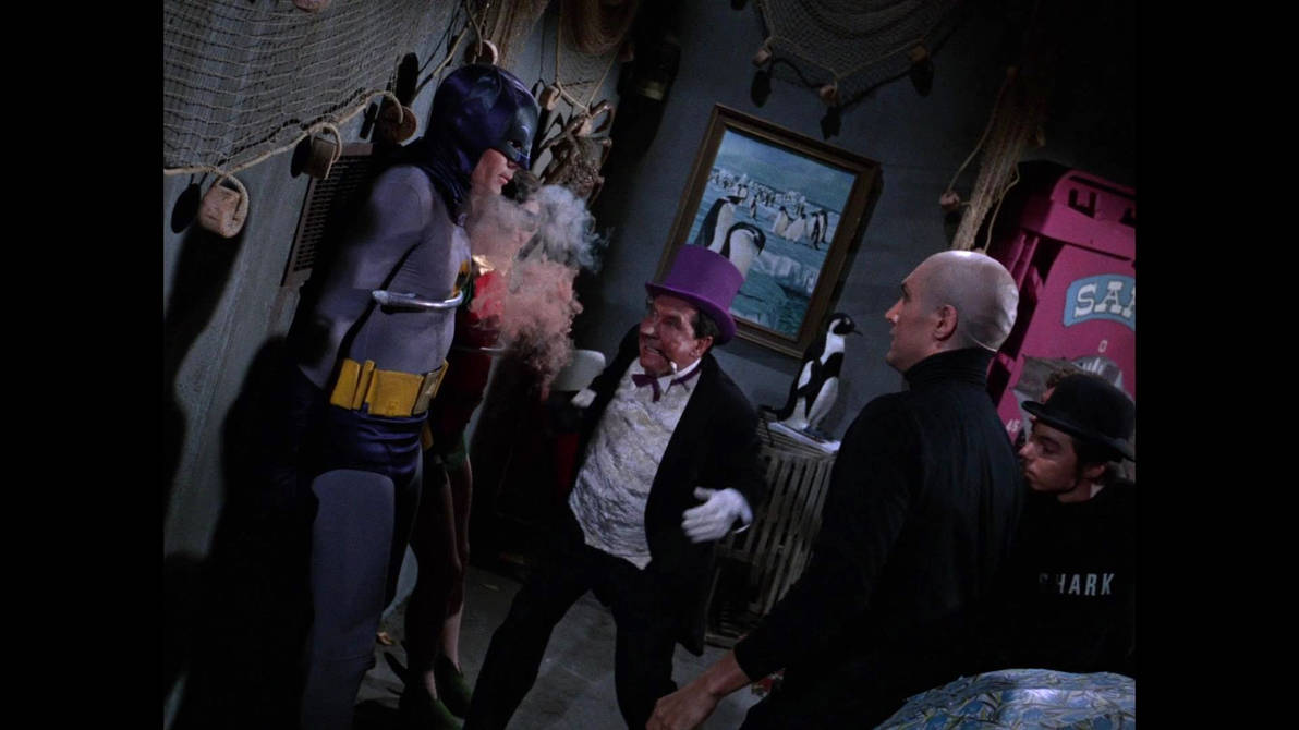 Fine Finny Fiends - Penguin Gasses the Dynamic Duo by ovid36 on DeviantArt