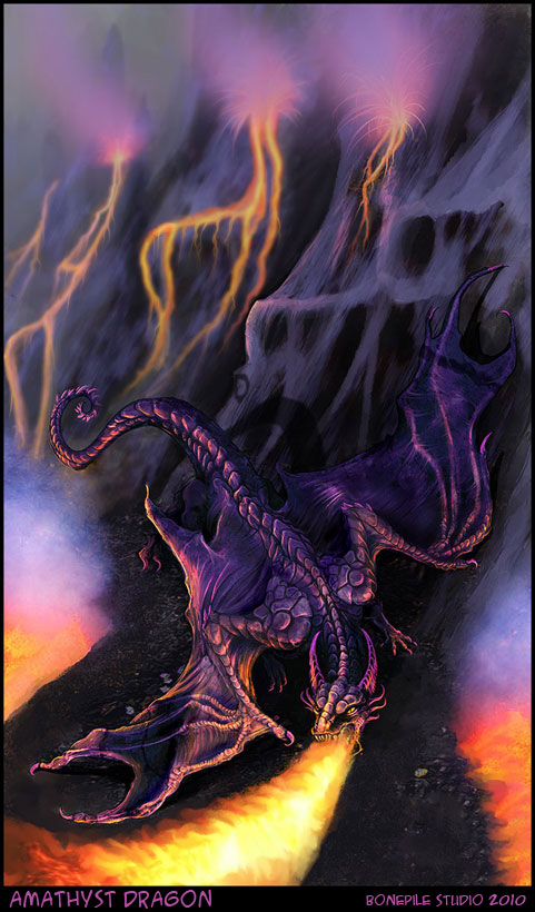 Amathyst Dragon.digital.2010