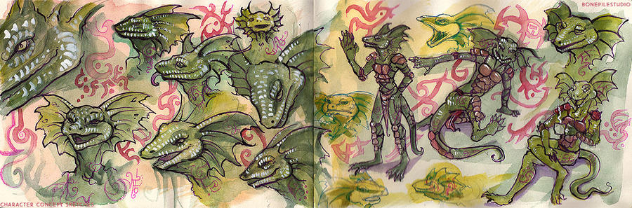 LizardMan::character concepts