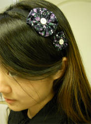 Lilac Duchess Floral Headband 1