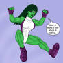 Leaping She-Hulk