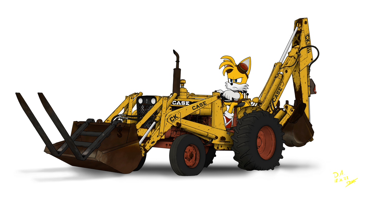 Case Backhoe Deviantart Backhoe Loader by ThatCrazyFoxBoy on DeviantArt