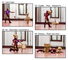 IRON MAN vs DUO DANBO