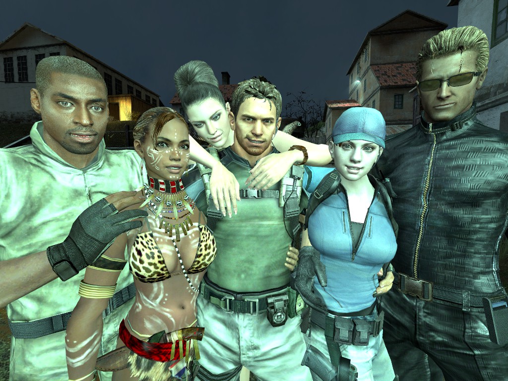 Resident evil 5 entire team by Hospi77 on DeviantArt