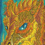 Firethorn Dragon ACEO