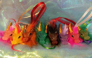 Asian Dragon Mini Ornaments