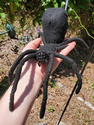 Black Widow Spider Art Doll