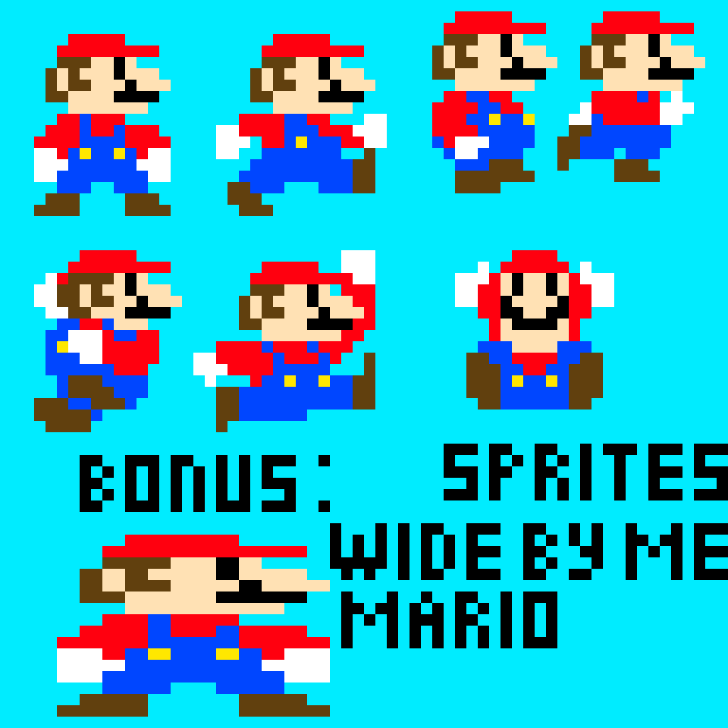 Simple Mario Bitmap 8 bit mario sprites by NikiKunArtz on DeviantArt