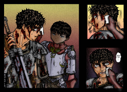 Casca Wipping away