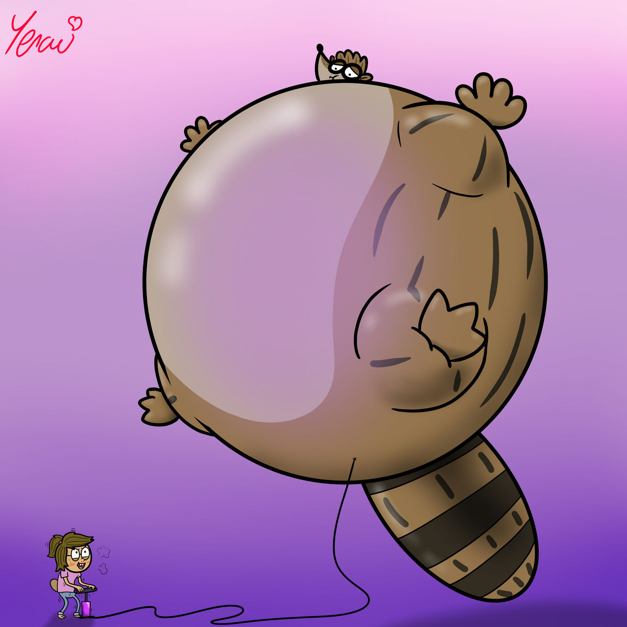 Deviantart Inflation Half Inflation attempt by Yenwai on DeviantArt