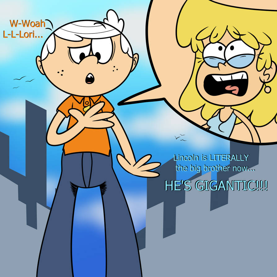 A Giant Woman A Giant Woman Loud House MEGA-Lincoln (commission) by Yenwai on DeviantArt