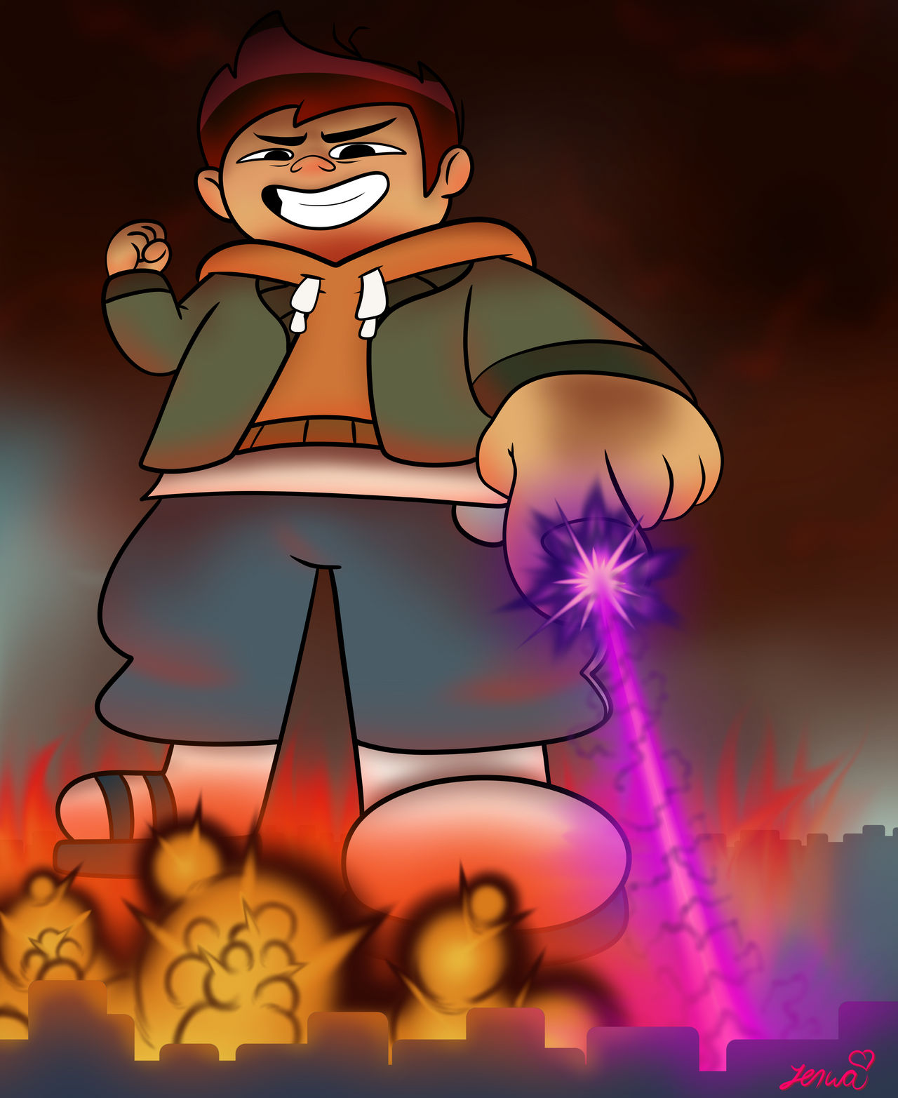 Darryl the destroyer (COMMISSION) by Yenwai on DeviantArt