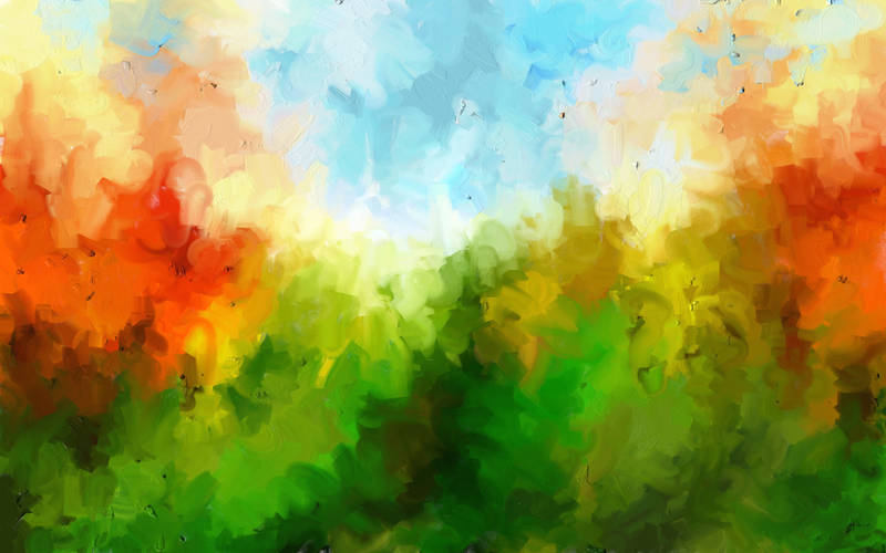 Painted Landscape I by emilieleger