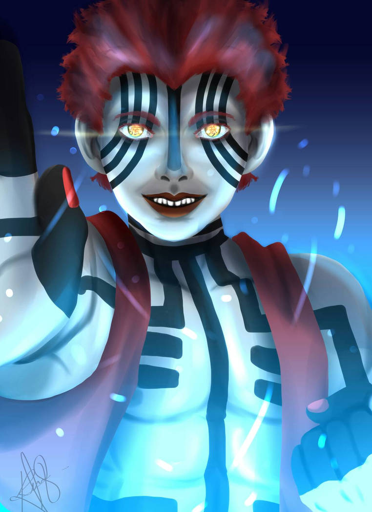 Akaza Using Compass Needle Akaza's Compass by Gruchie25 on DeviantArt
